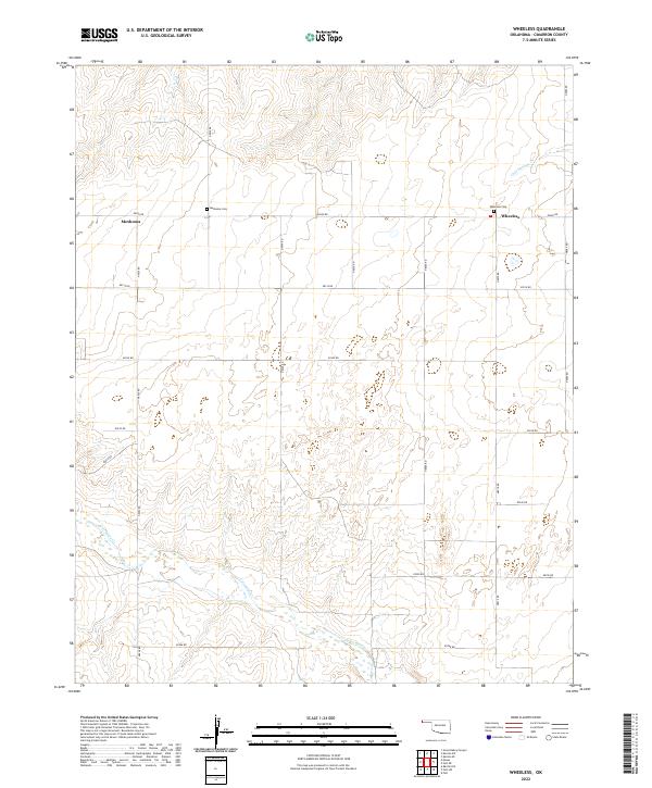 USGS Topographic Map – Wheeless