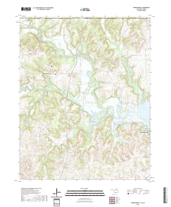 USGS Topographic Map – Whippoorwill