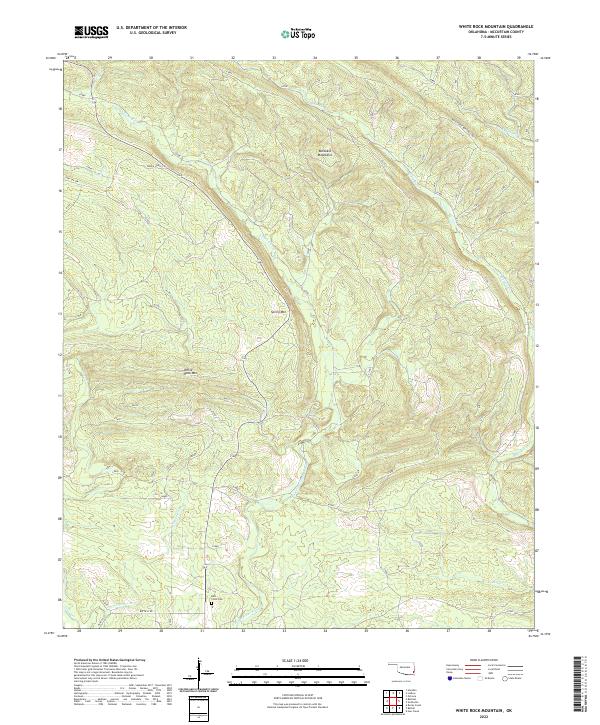 USGS Topographic Map – White Rock Mountain