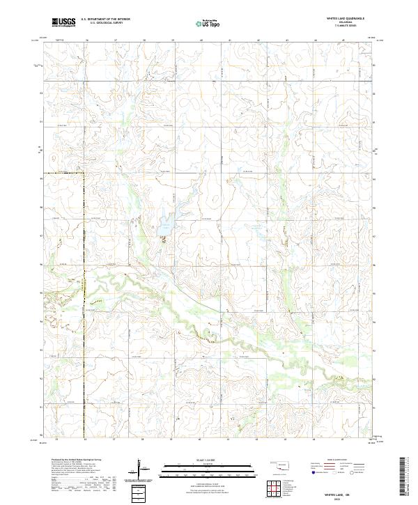 USGS Topographic Map – Whites Lake