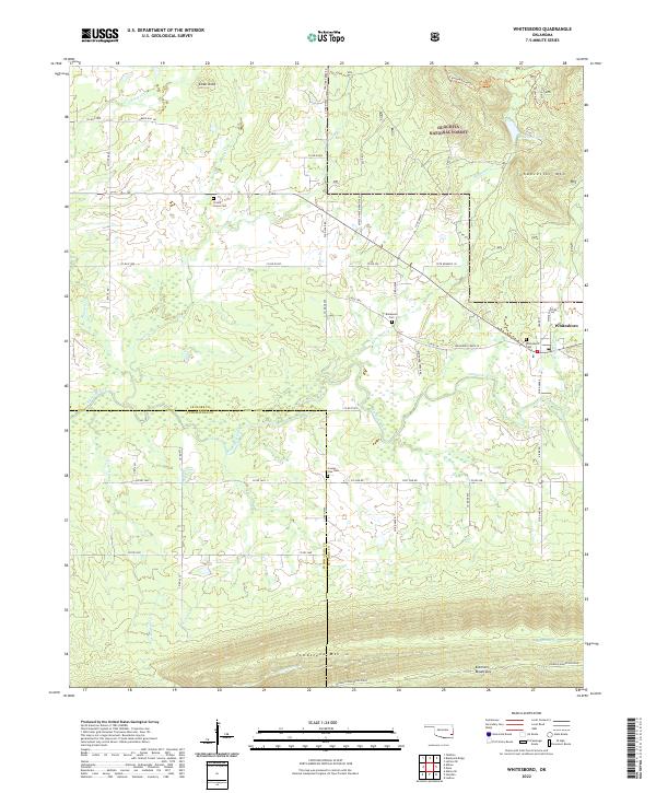 USGS Topographic Map – Whitesboro