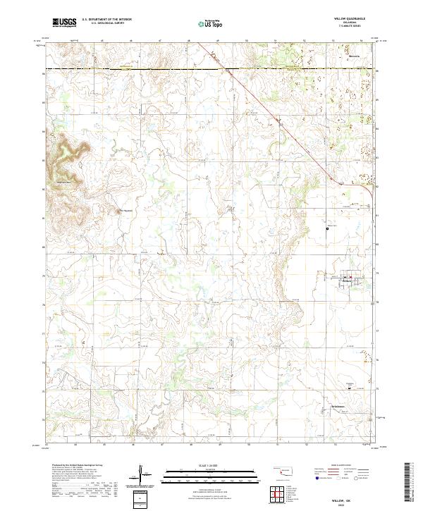 USGS Topographic Map – Willow
