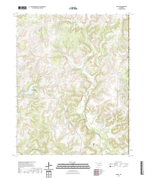 USGS Topographic Map – Wolco