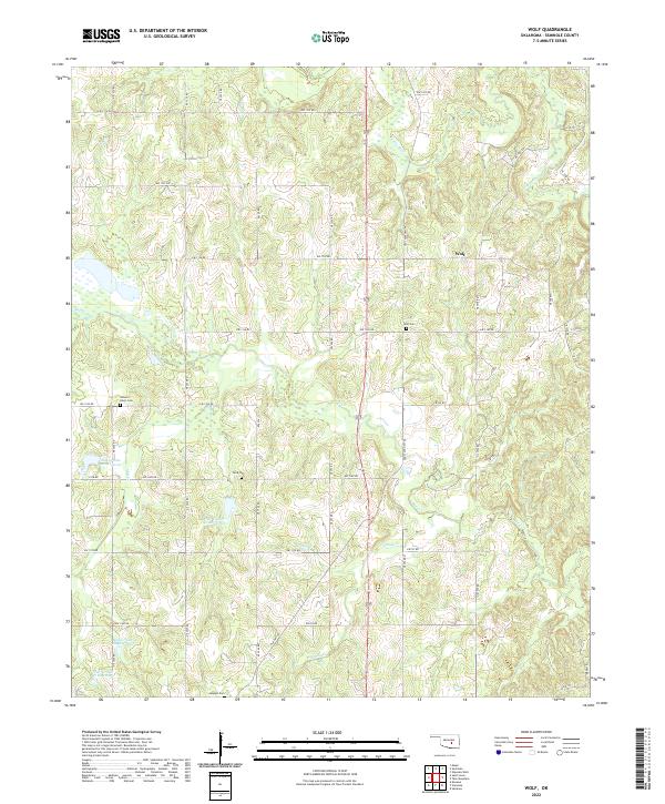 USGS Topographic Map – Wolf