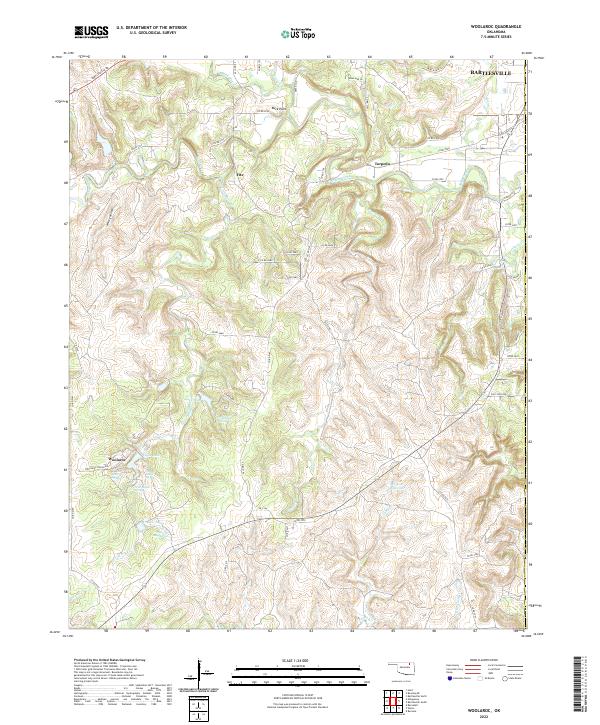 USGS Topographic Map – Woolaroc