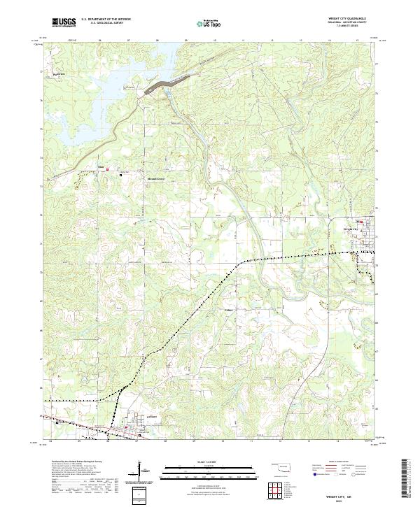 USGS Topographic Map – Wright City