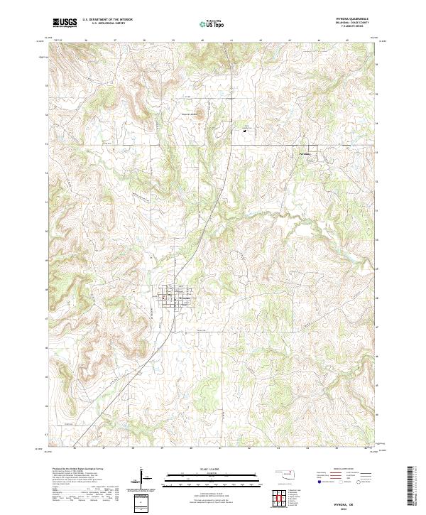 USGS Topographic Map – Wynona