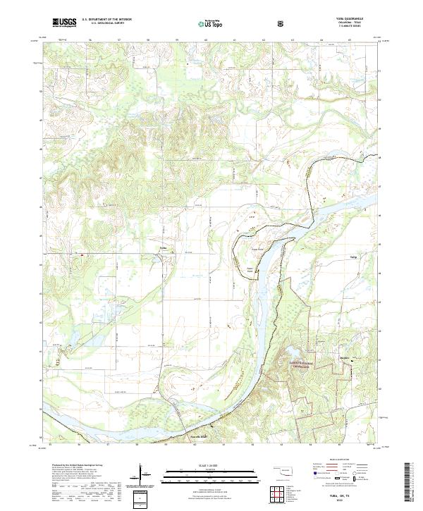 USGS Topographic Map – Yuba