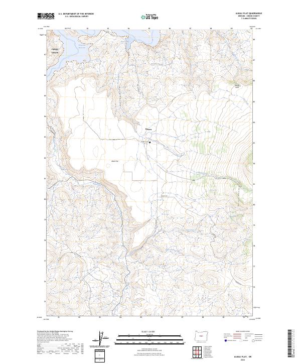 USGS Topographic Map – Alkali Flat