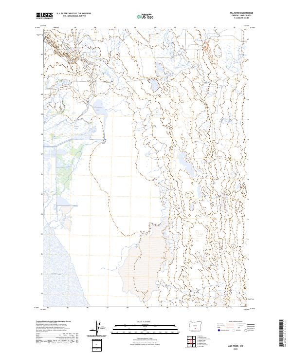 USGS Topographic Map – Ana River