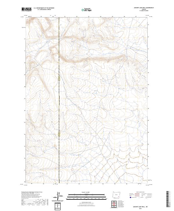 USGS Topographic Map – Ancient Lake Well