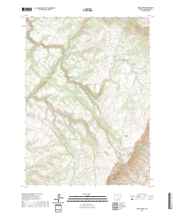 USGS Topographic Map – Ankle Creek