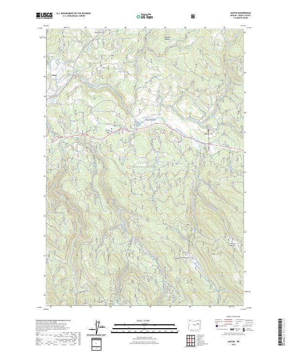 USGS Topographic Map – Austin
