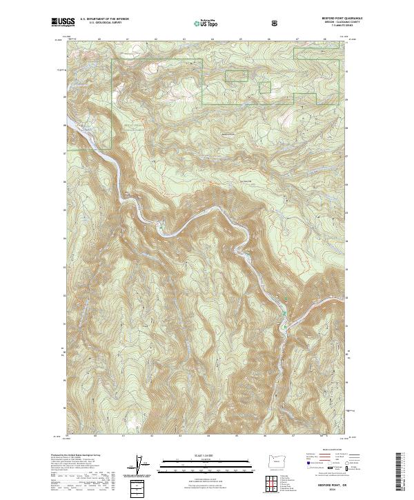 USGS Topographic Map – Bedford Point
