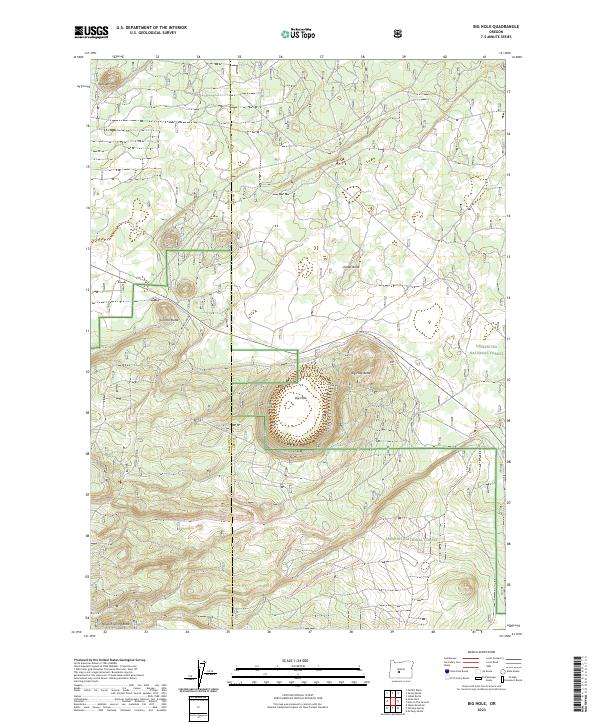 USGS Topographic Map – Big Hole