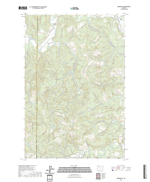 USGS Topographic Map – Birkenfeld
