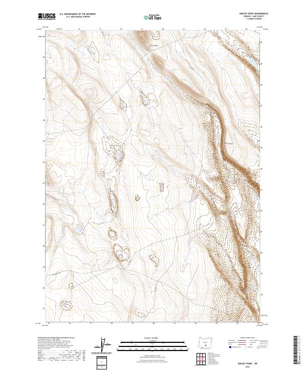 USGS Topographic Map – Biscuit Point