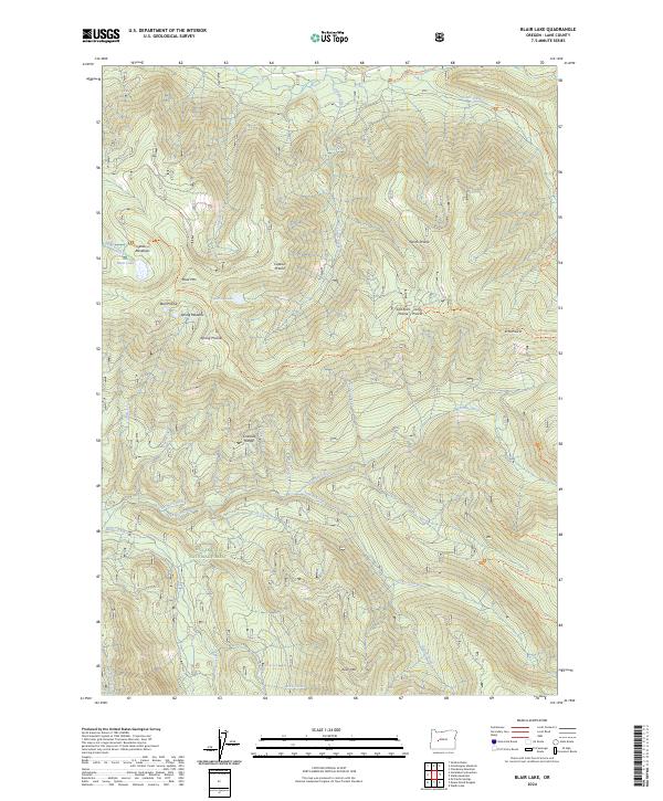 USGS Topographic Map – Blair Lake