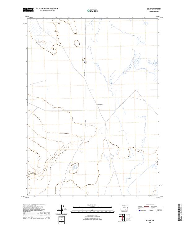 USGS Topographic Map – Blitzen