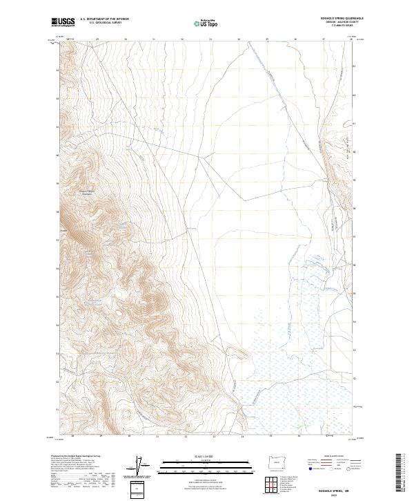 USGS Topographic Map – Boghole Spring
