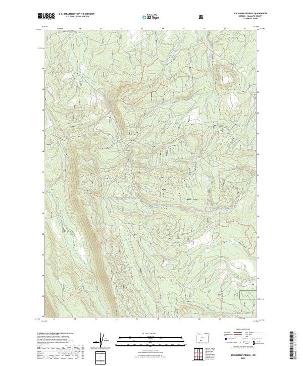 USGS Topographic Map – Buckhorn Springs