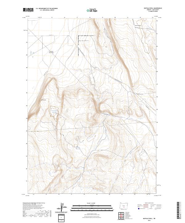 USGS Topographic Map – Buffalo Well