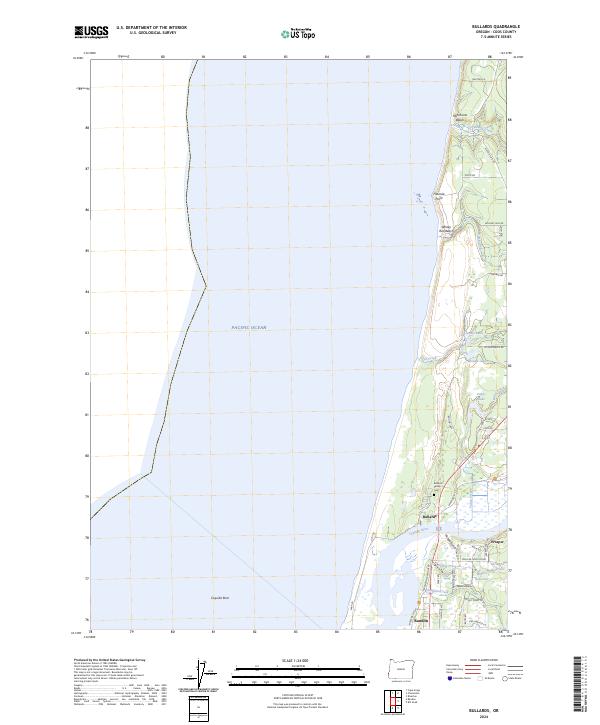 USGS Topographic Map – Bullards