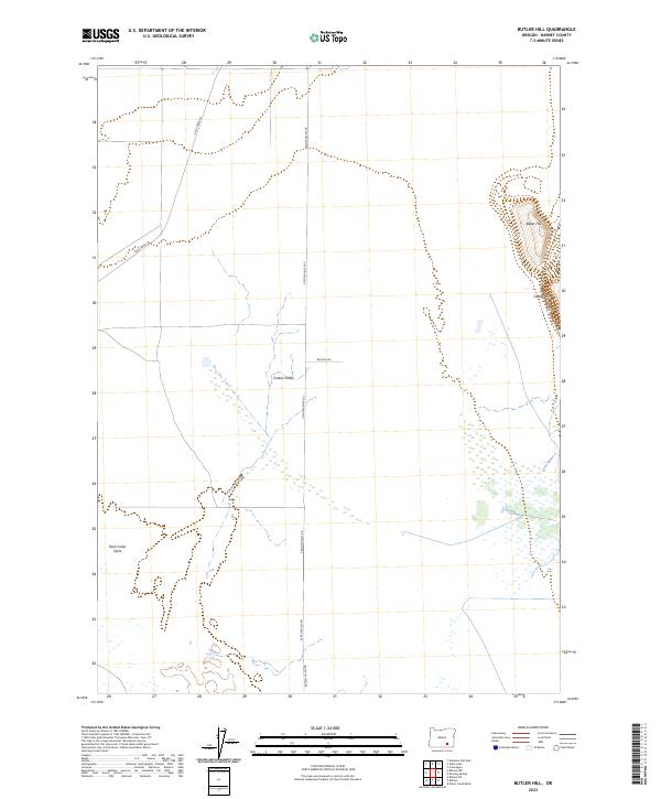 USGS Topographic Map – Butler Hill