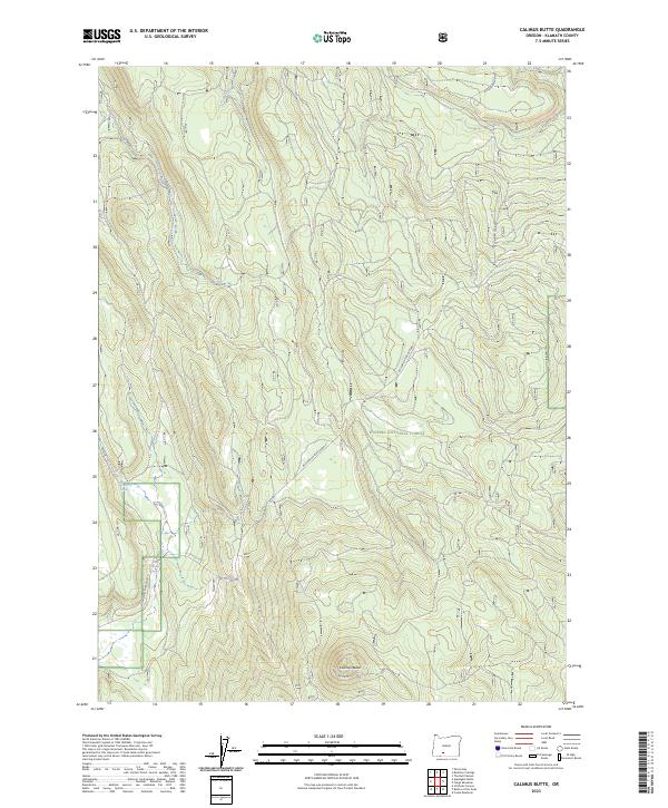 USGS Topographic Map – Calimus Butte