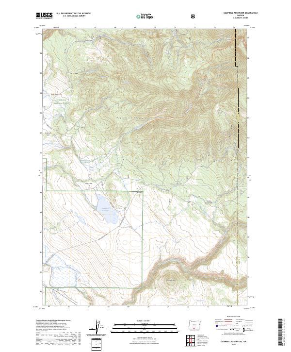 USGS Topographic Map – Campbell Reservoir
