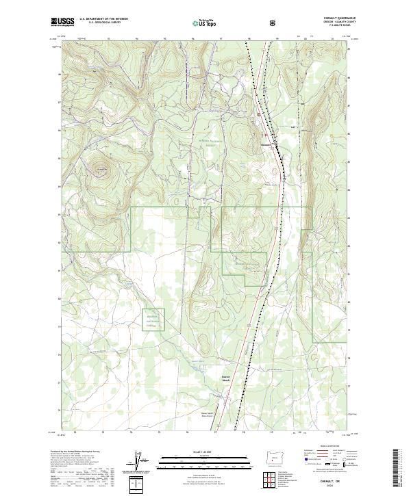 USGS Topographic Map – Chemult