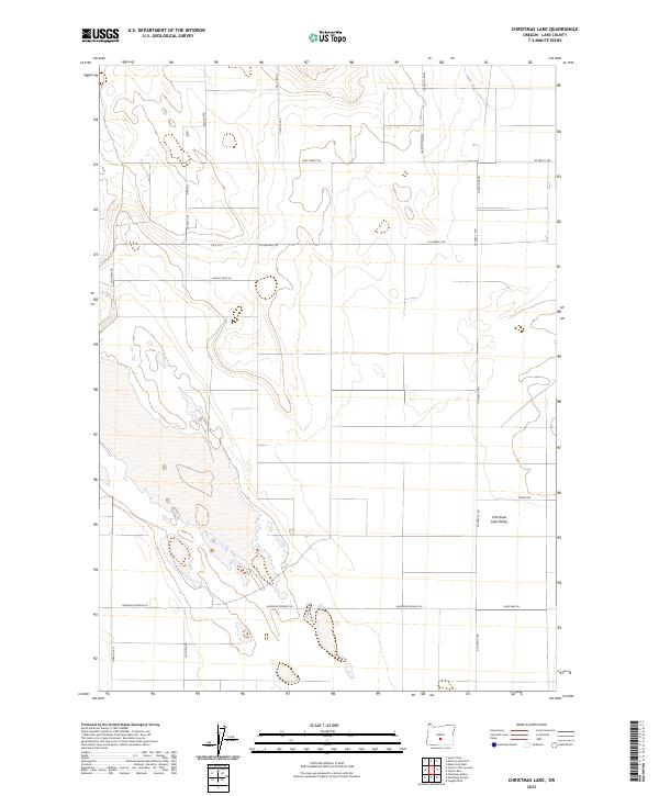 USGS Topographic Map – Christmas Lake
