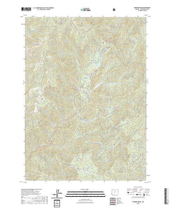 USGS Topographic Map – Chrome Ridge