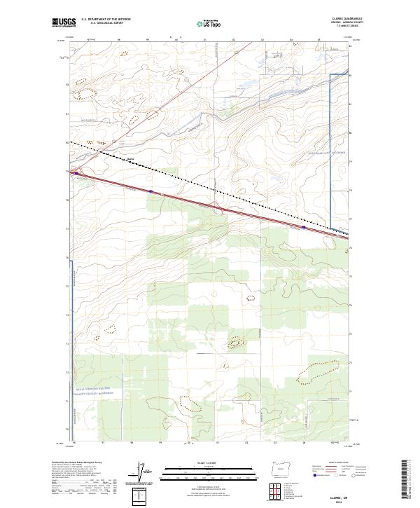 USGS Topographic Map – Clarke