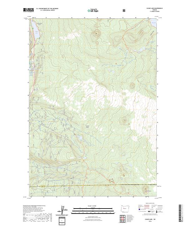 USGS Topographic Map – Clear Lake