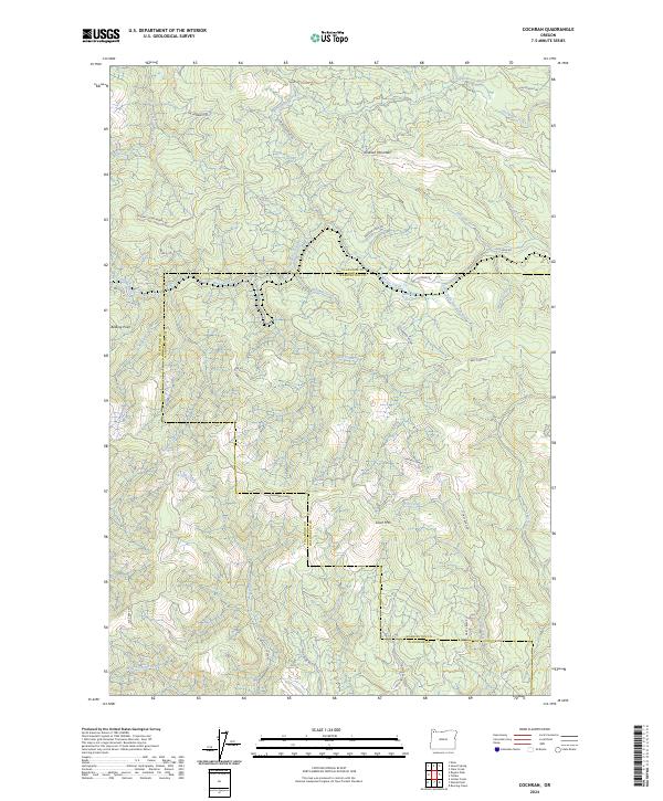 USGS Topographic Map – Cochran