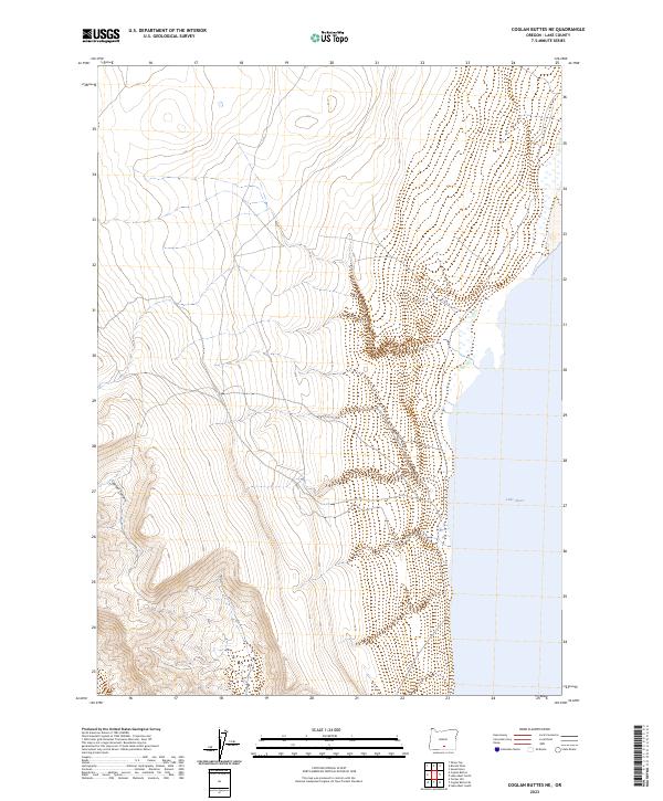 2023 Map of Coglan Buttes NE, 2023 Print