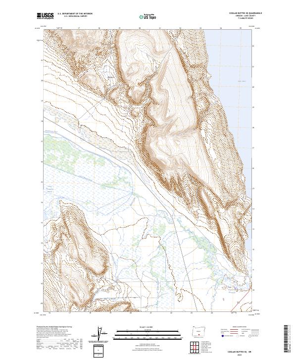 USGS Topographic Map – Coglan Buttes SE