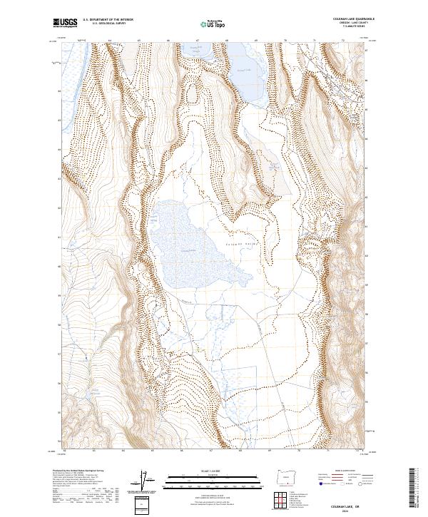 USGS Topographic Map – Coleman Lake