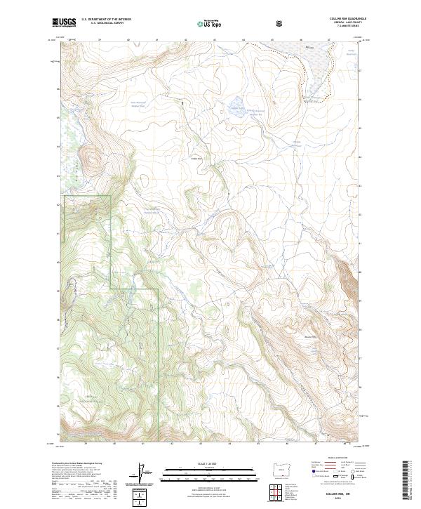 USGS Topographic Map – Collins Rim