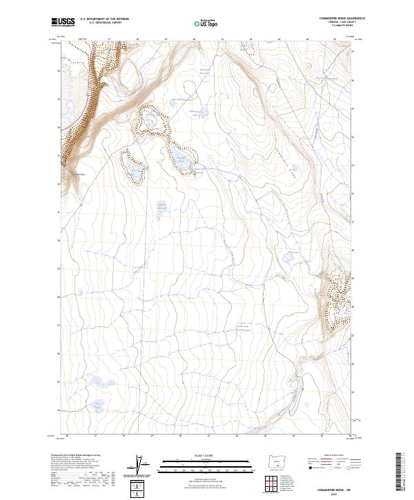 USGS Topographic Map – Commodore Ridge