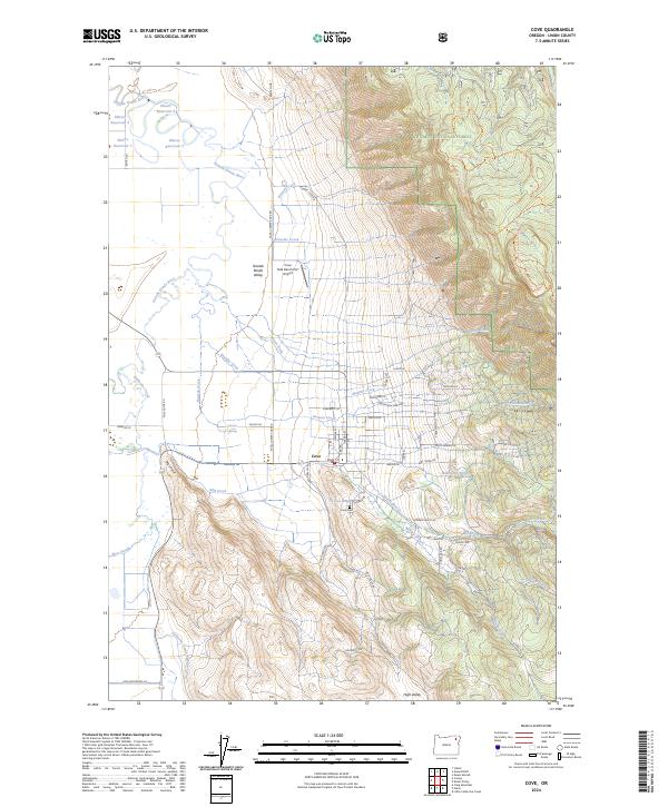 USGS Topographic Map – Cove