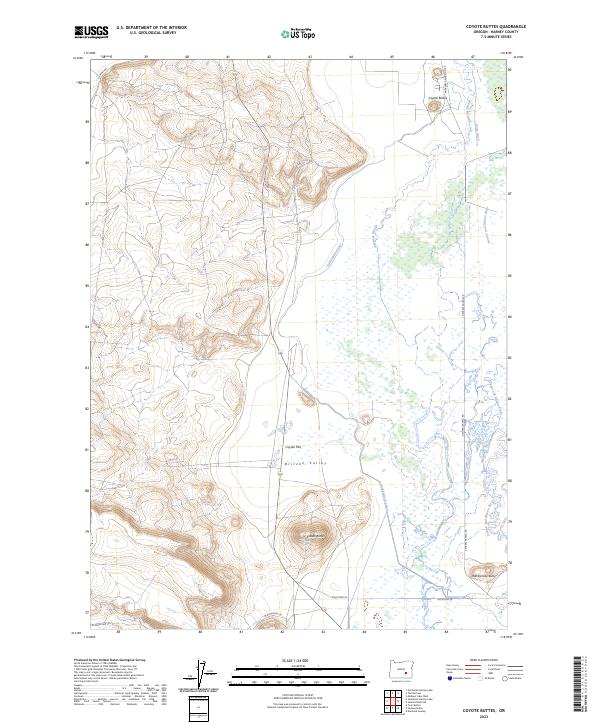 USGS Topographic Map – Coyote Buttes