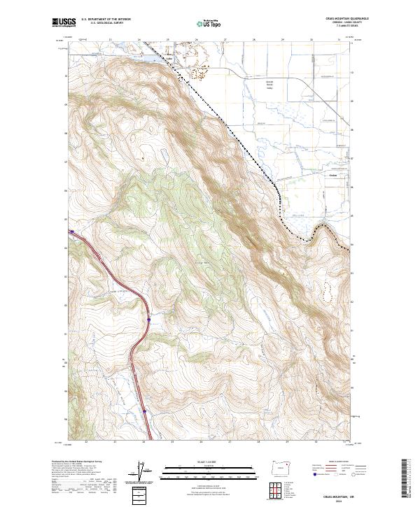 USGS Topographic Map – Craig Mountain
