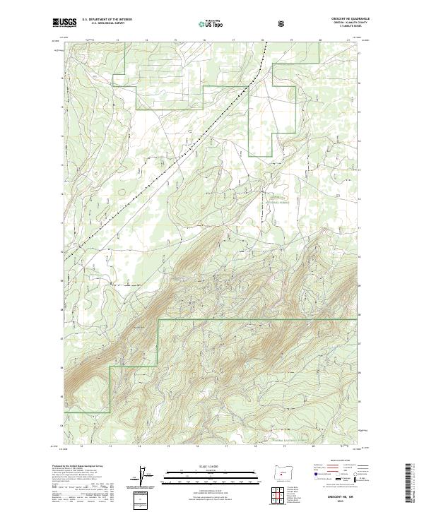 2023 Map of Crescent NE, 2023 Print