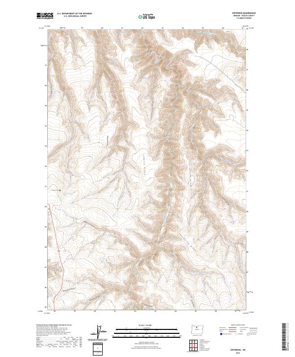 USGS Topographic Map – Criterion