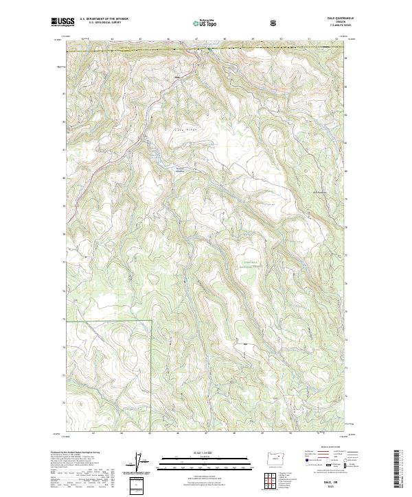 USGS Topographic Map – Dale