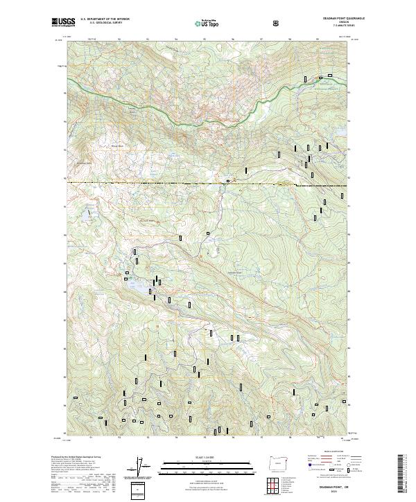 USGS Topographic Map – Deadman Point