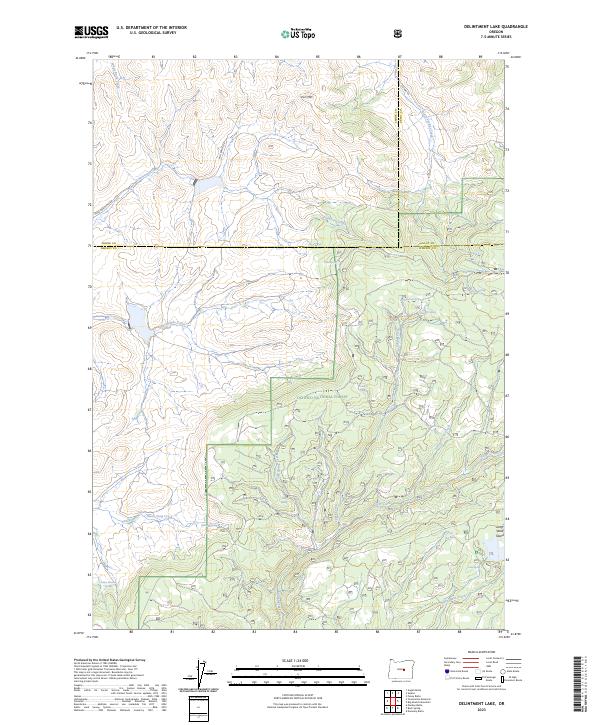 USGS Topographic Map – Delintment Lake