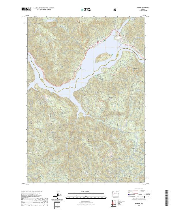 USGS Topographic Map – Detroit